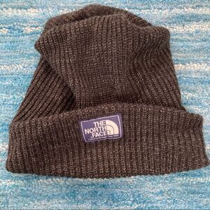 North Face Classic Knit Beanie Grey Hat